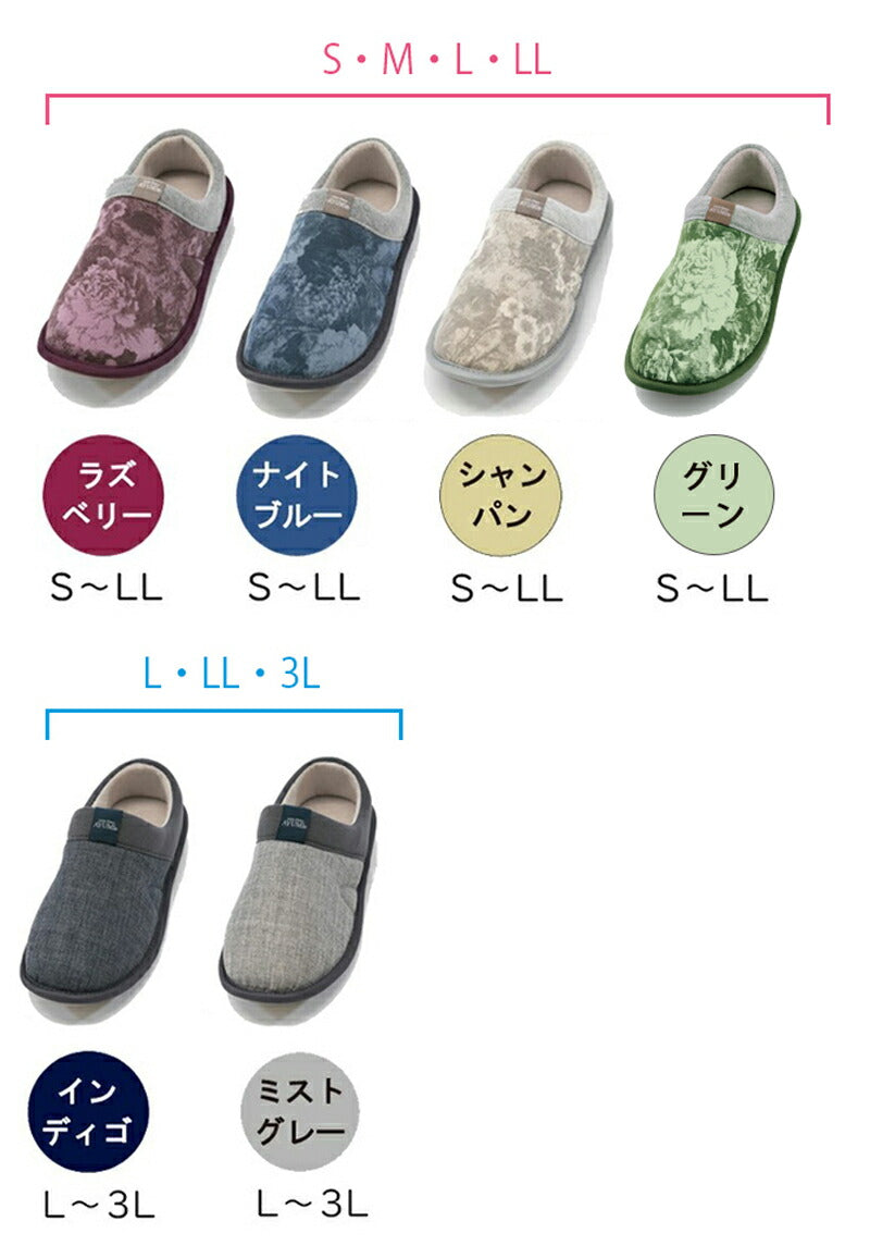 SUTTO FIT スットフィット すっと履ける フィットする 一体底 ルームシューズ 3E 室内用 軽量 脱げにくい 徳武産業 あゆみ 履きやすい オールシーズン おしゃれ 父の日 母の日 誕生日 敬老の日 大切な人へ おじいちゃんへ おばあちゃんへ
