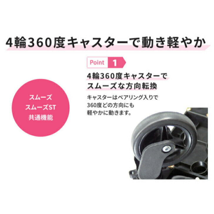 メロディスムーズ サイドカー シルバーカー 方向自在 お買い物 お出かけ 駐車ストッパ 簡単操作 軽量 高さ調整 おじいちゃんへ おばあちゃんへ 大切な人へ 父の日 母の日 誕生日 贈り物
